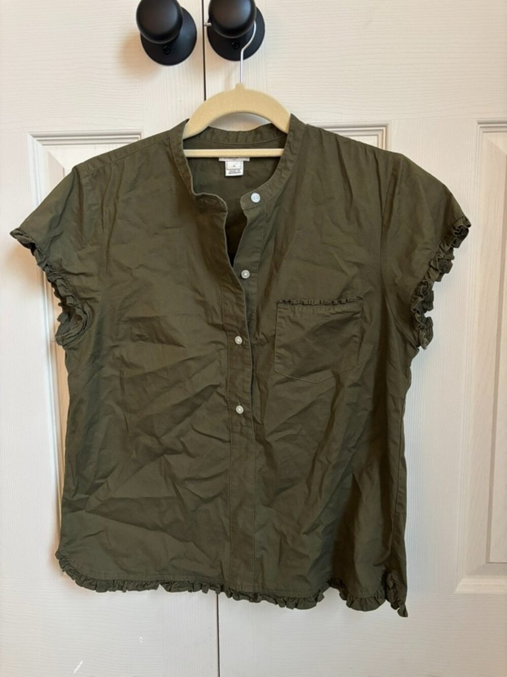 JCrew short sleeve blouse